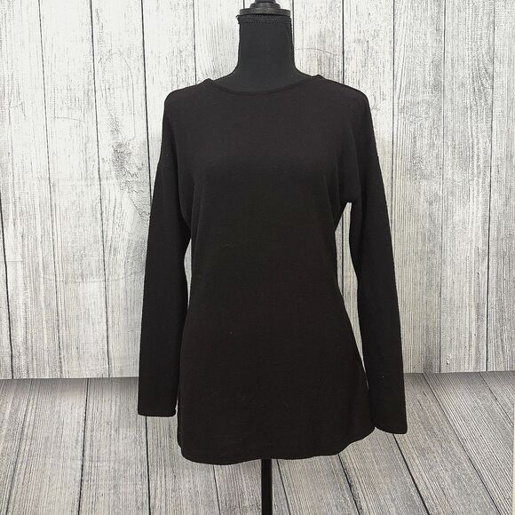 J. Crew Sweaters - NWT J. Crew Women's XS Black Reversible Tunic Long Sleeve Sweater Timeless Chic